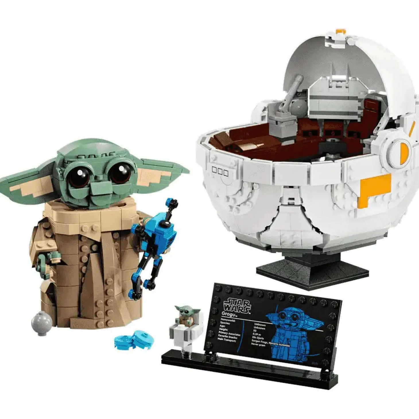 LEGO Star Wars: The Mandalorian Grogu con Aerocuna 75403