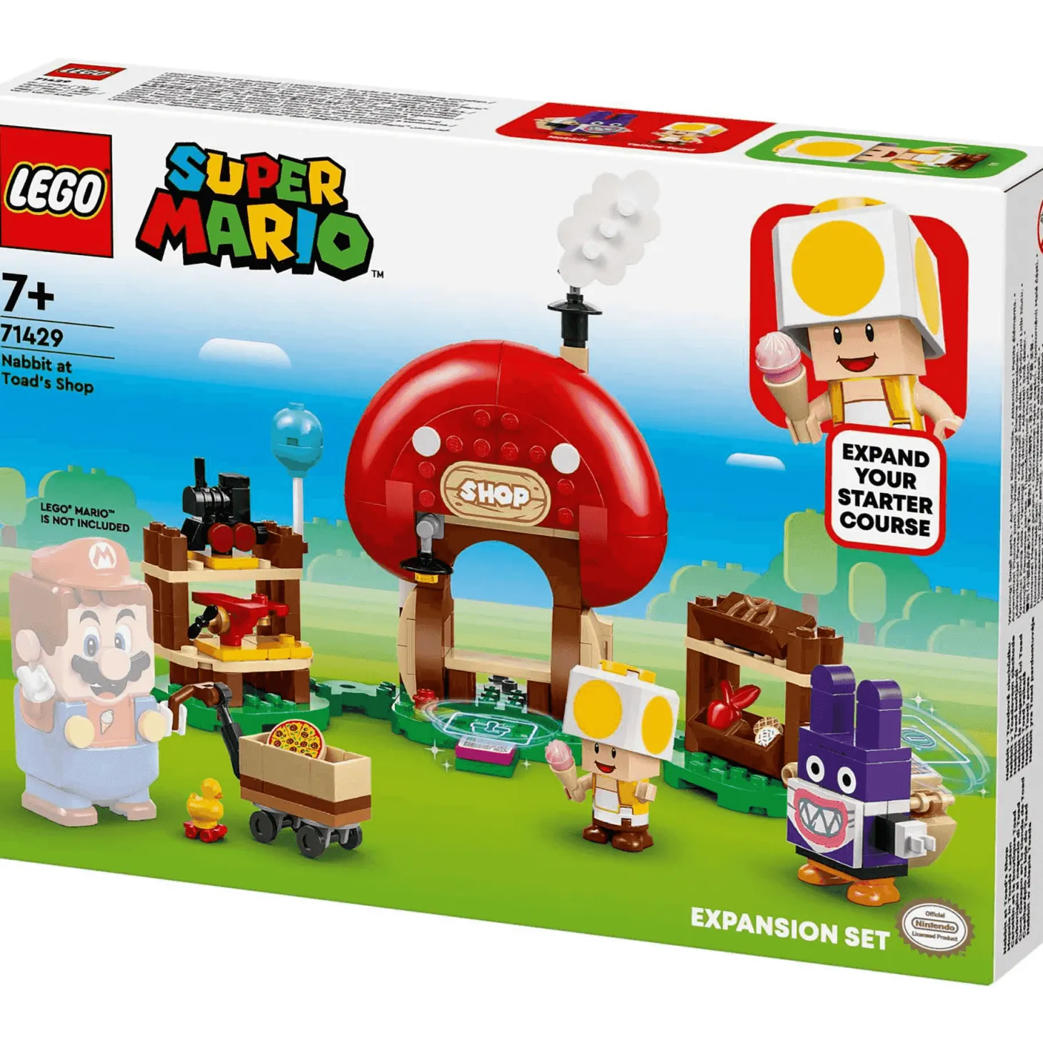 LEGO Super Mario™ Set de Expansión: Caco Gazapo en la tienda de Toad