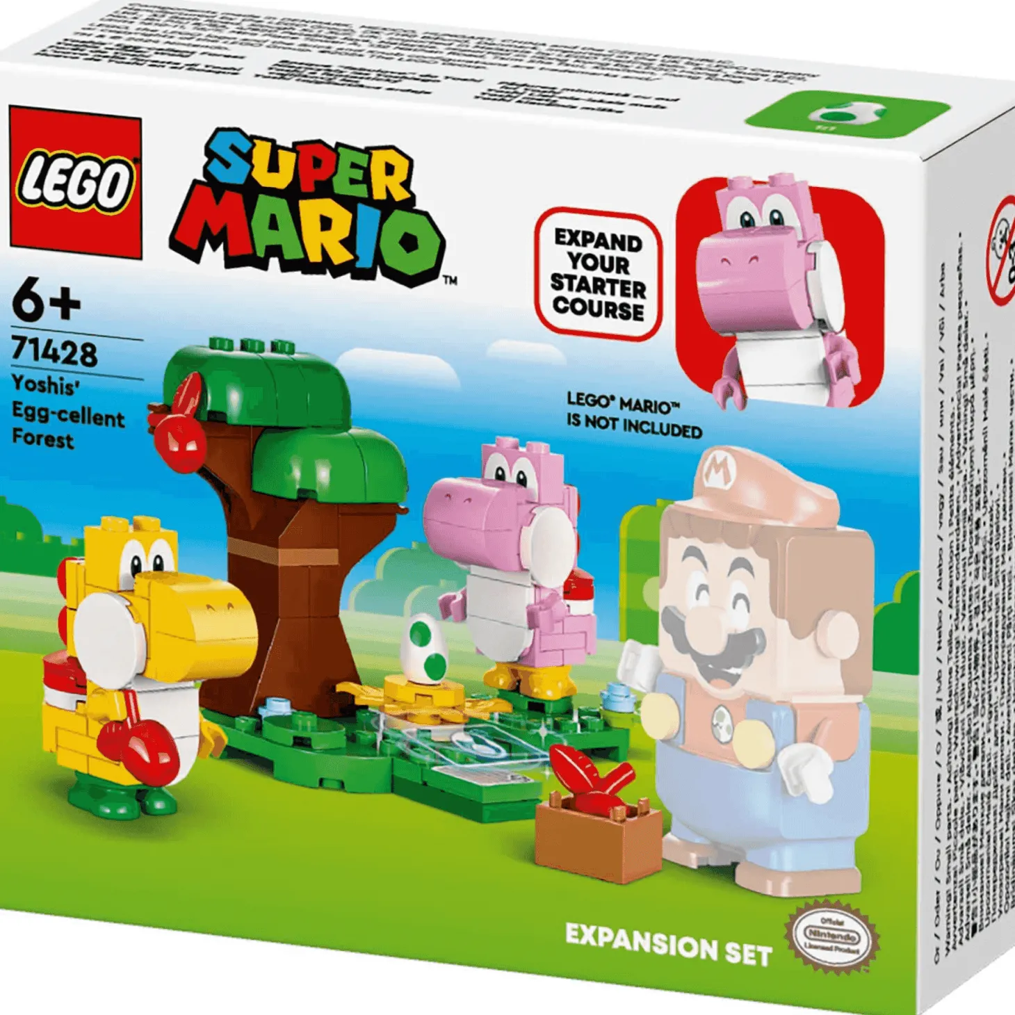 LEGO Super Mario™ Set de Expansión: Huevo de Yoshi en el bosque