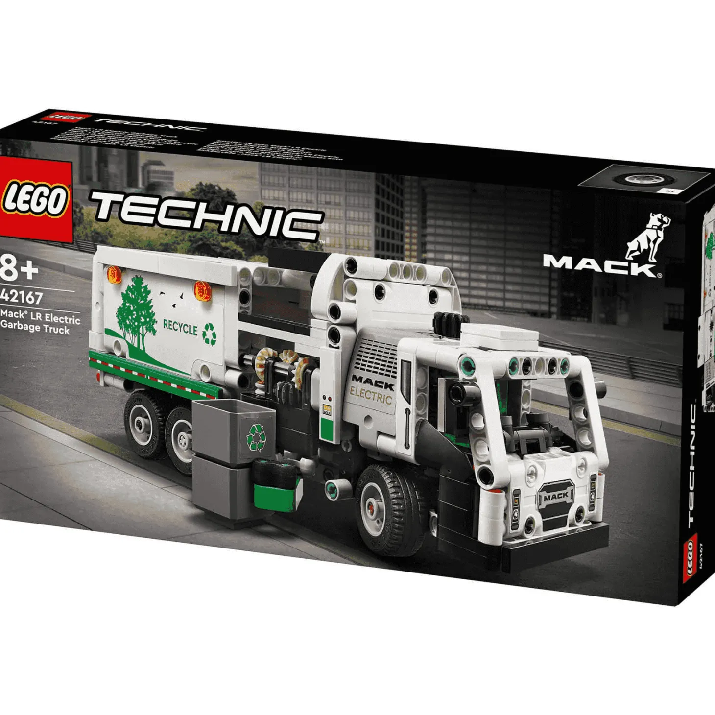LEGO Technic Camión de Residuos Mack LR Electric 42167