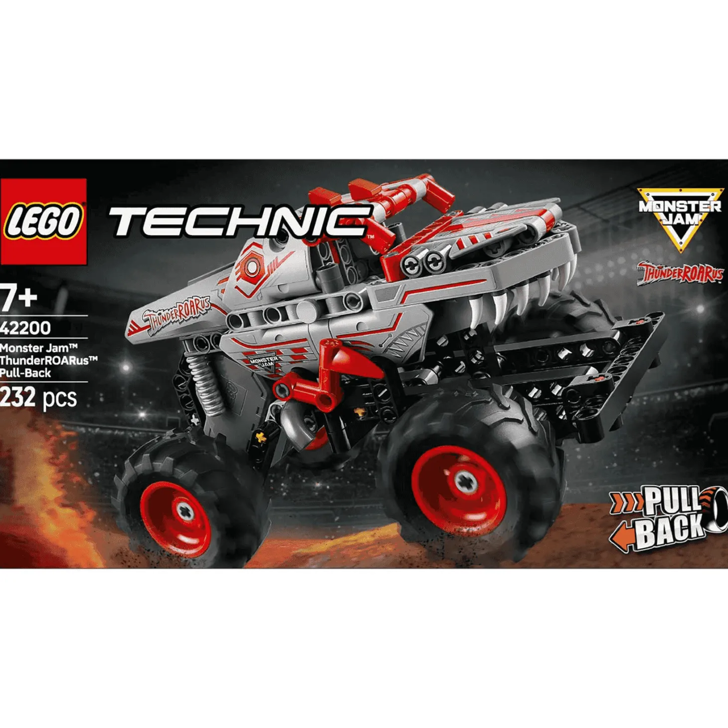 LEGO Technic Monster Jam ThunderROARus con Motor de Carga Manual 42200