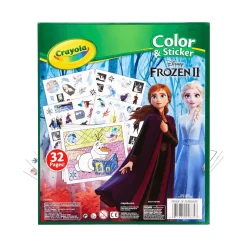 Libro Para Colorear Stickers Frozen 2