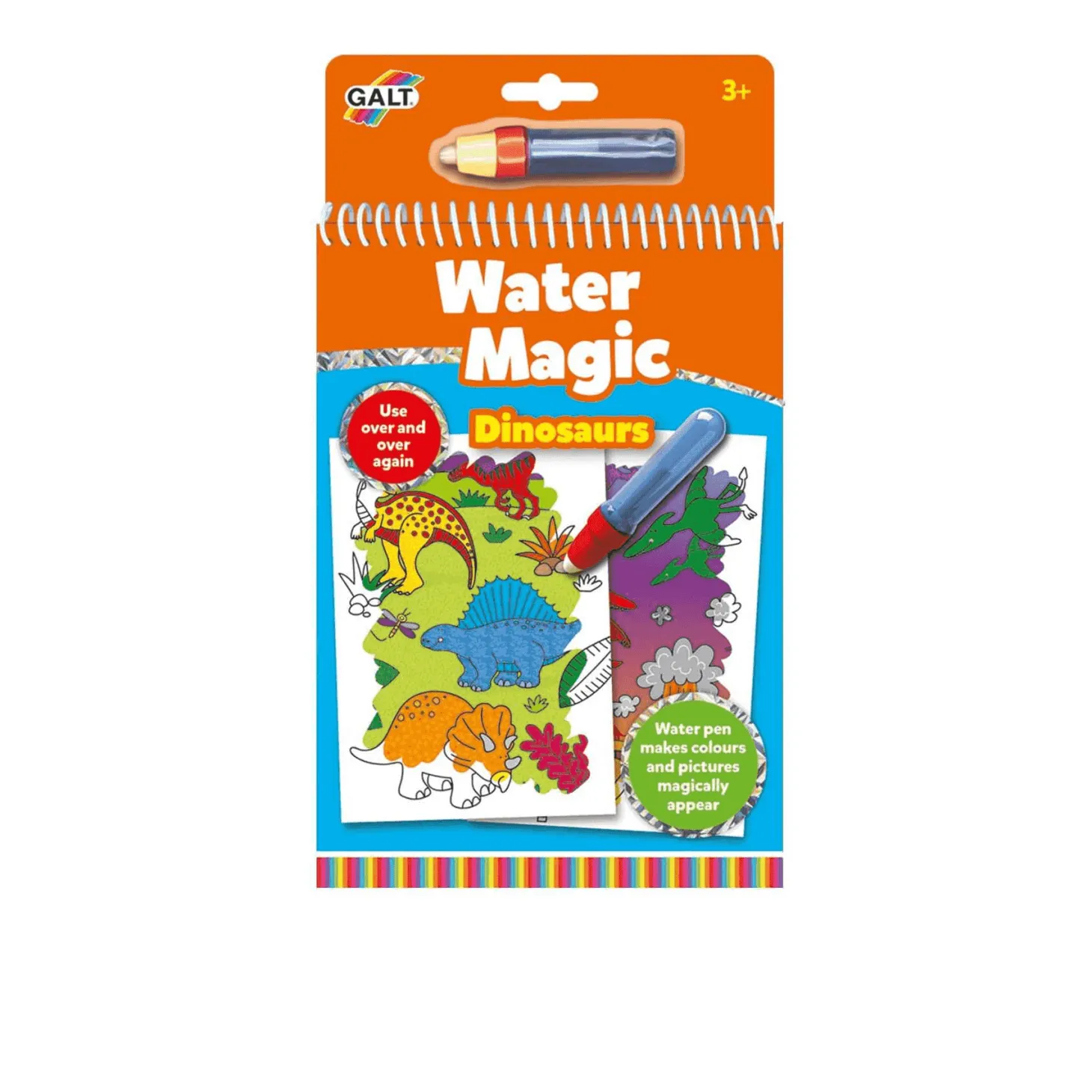 Libro para Colorear Water Magic Dinosaurs