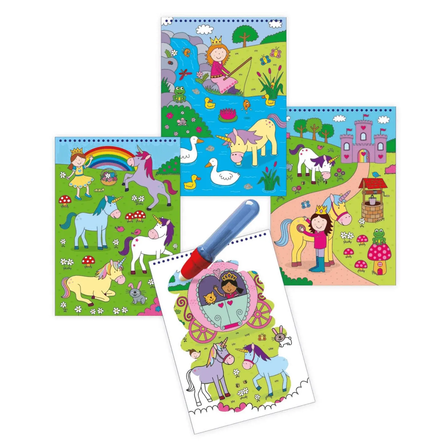 Libro para Colorear Water Magic Unicornios