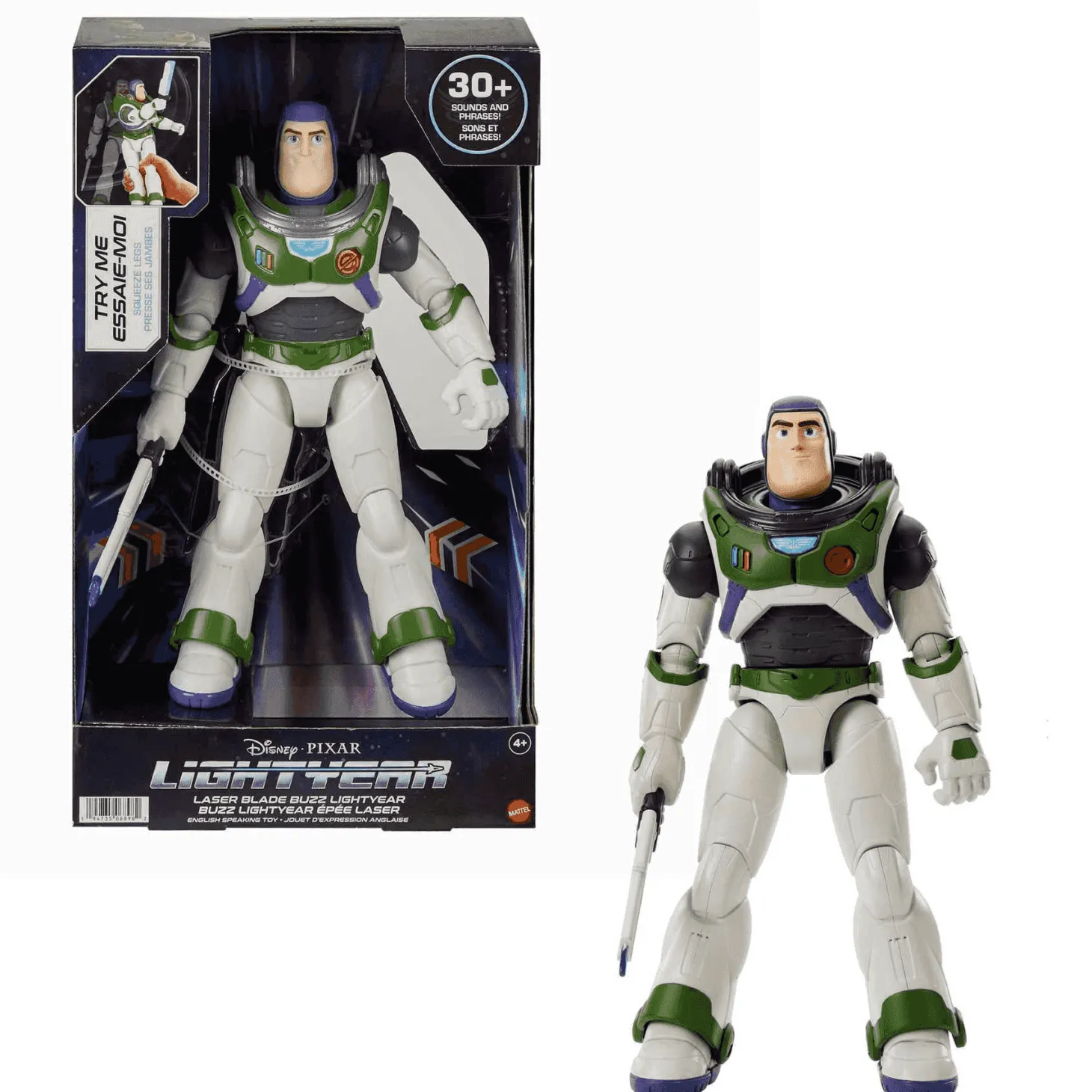 Lightyear Figura Buzz Lightyear Con Luz y Sonido 30 cm