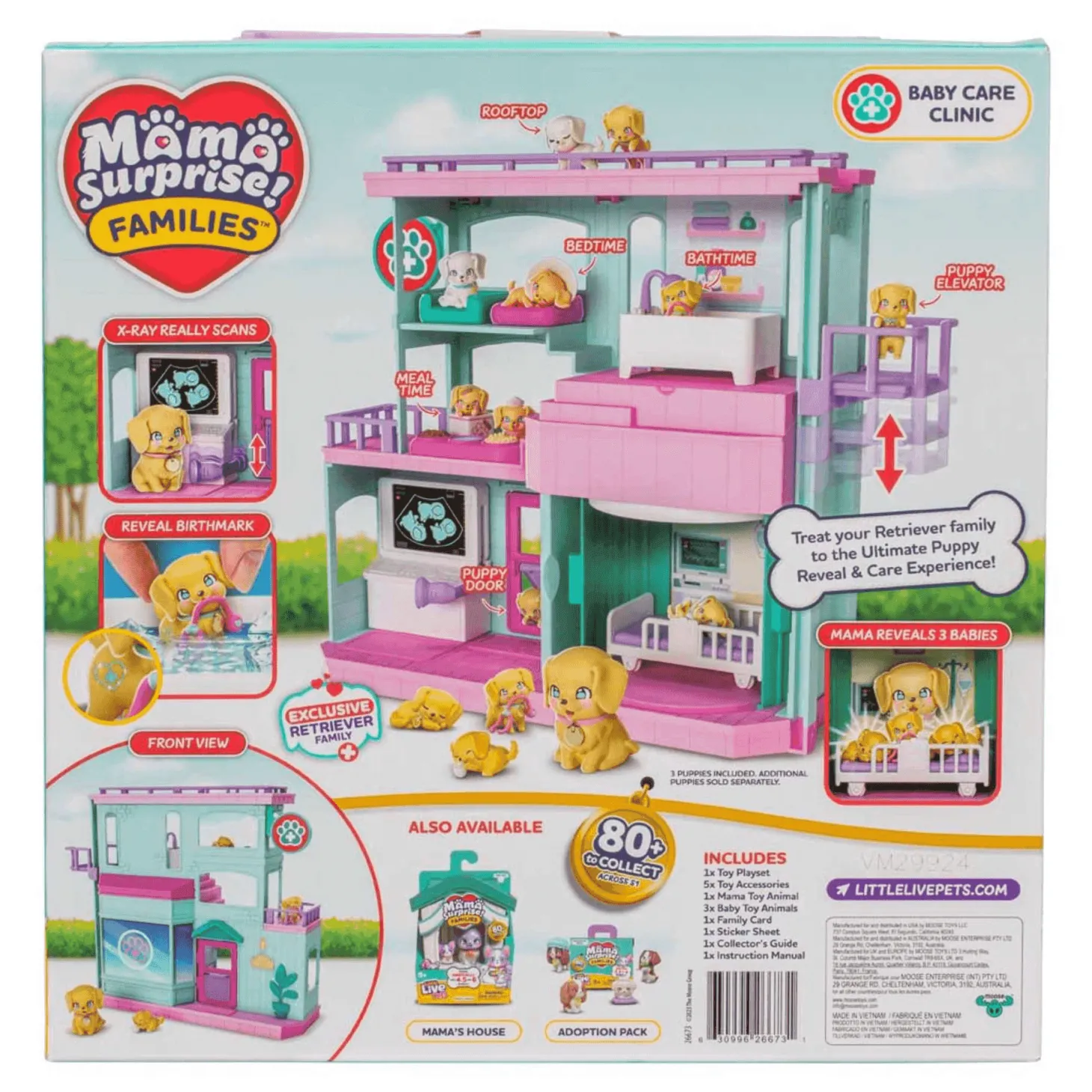 Little Live Pets: Mama Surprise Families S1 Baby Care Clinic