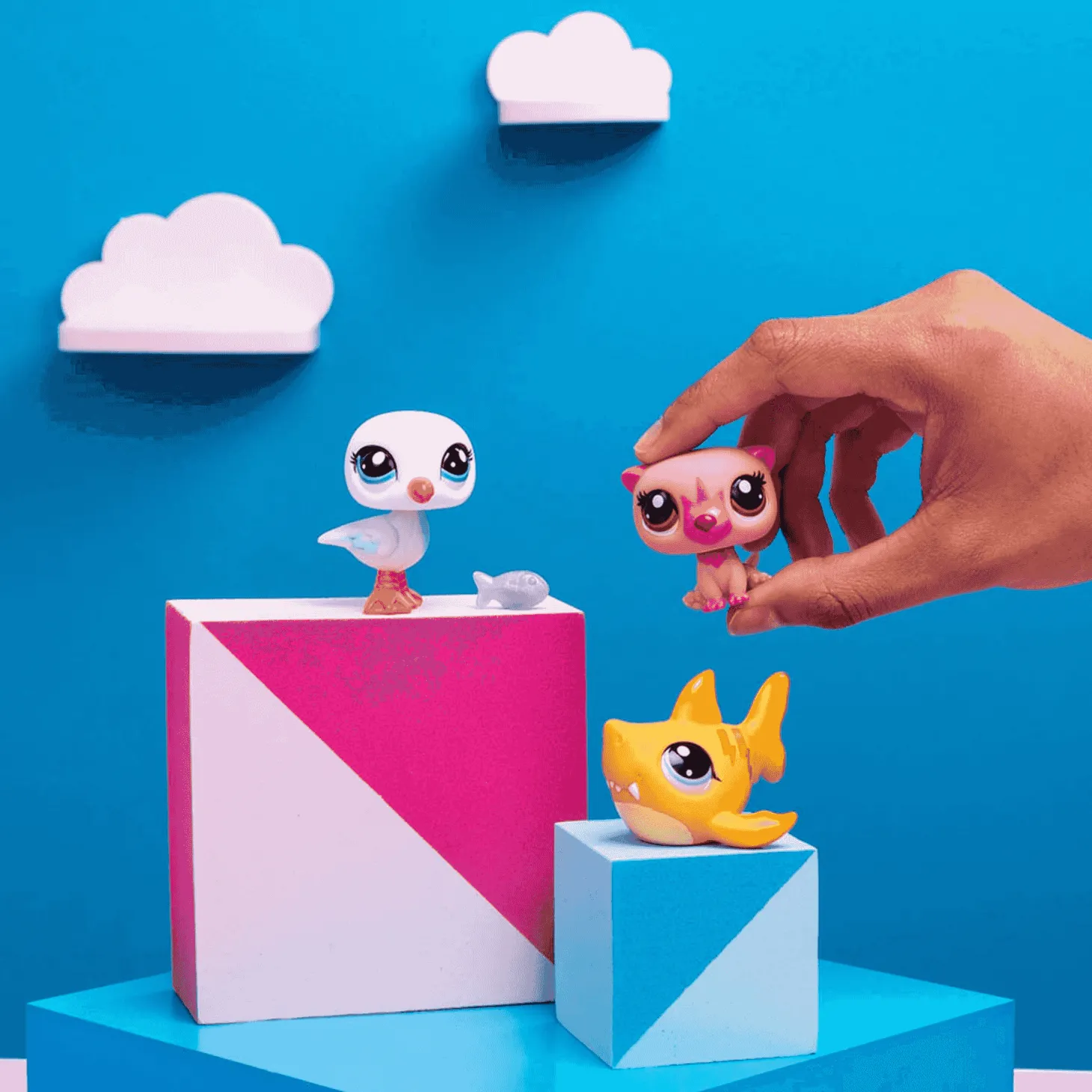 Littlest Pet Shop Pack 3 Mascotas Isla VIBE