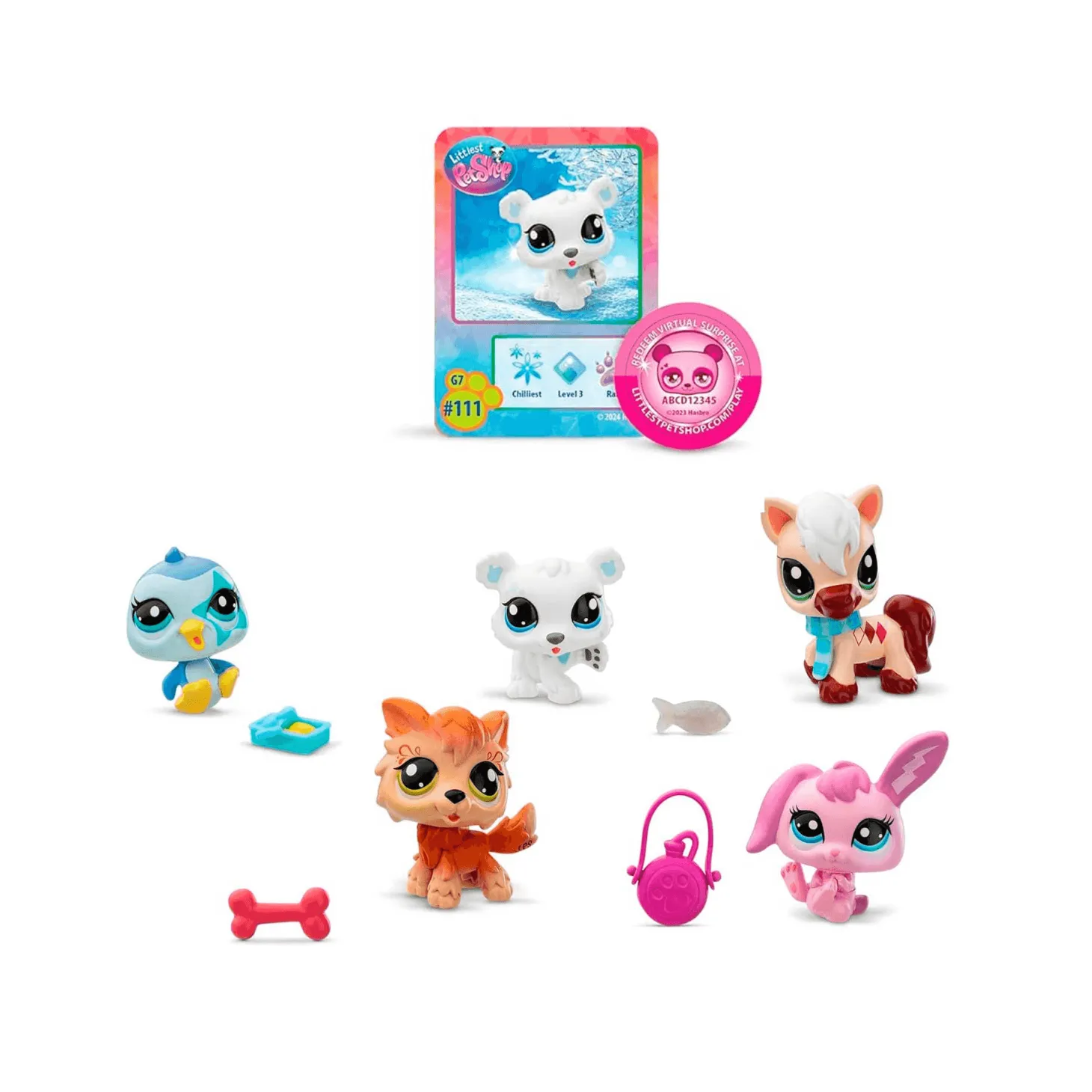 Littlest Pet Shop Pack 5 Winter Bestie Collection