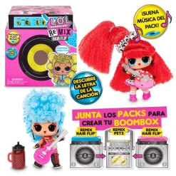 Lol Surprise Remix Muñeca Hair Flip