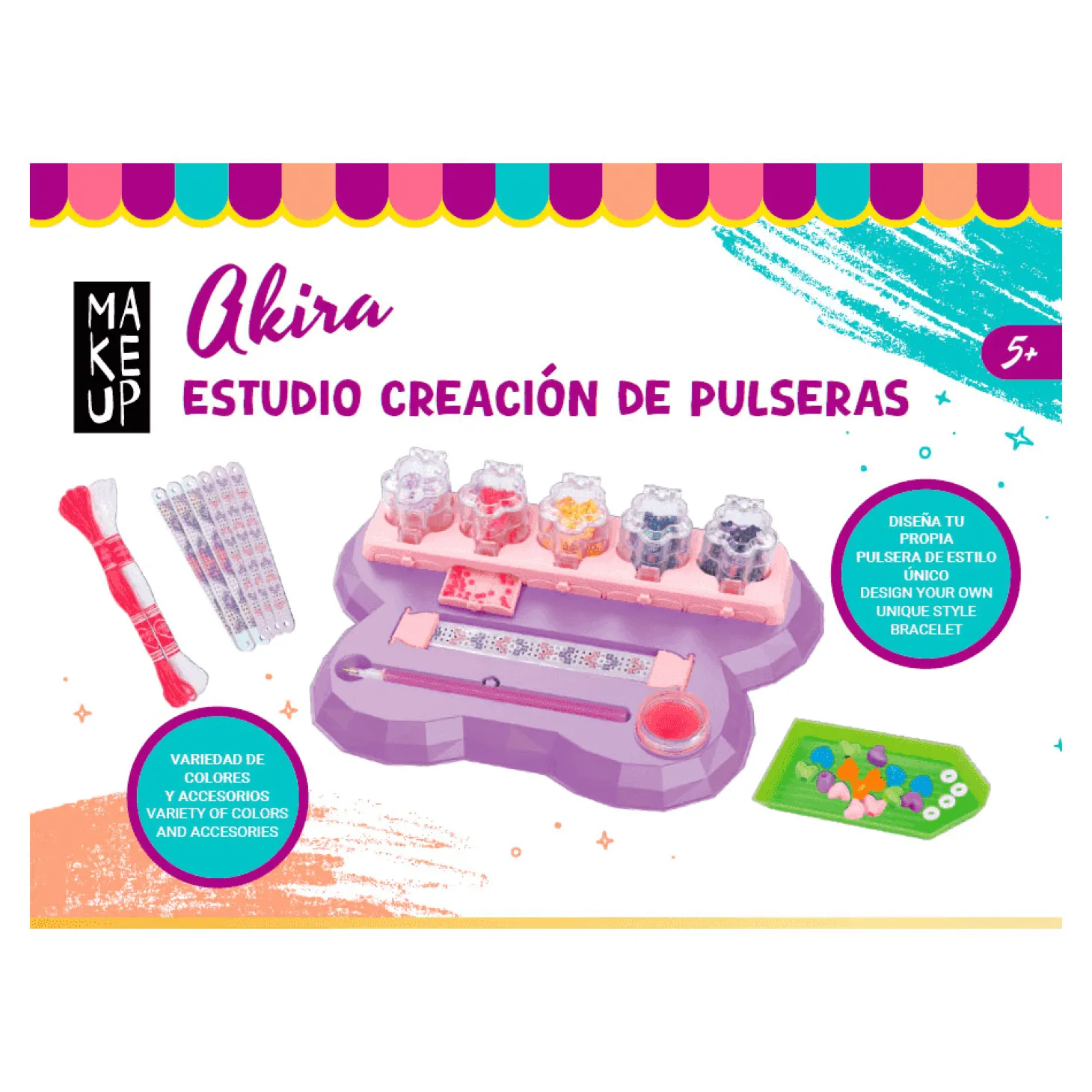 Make Up Planet Akira Estudio Creación de Pulseras – set creativo 5+