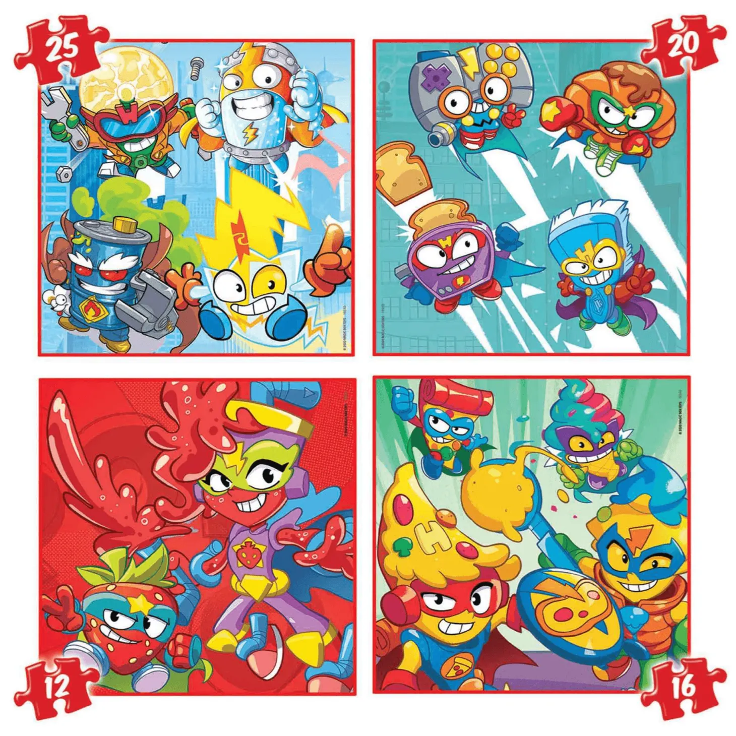 Maleta Puzzles Progresivos Superthings 12 16 20 25