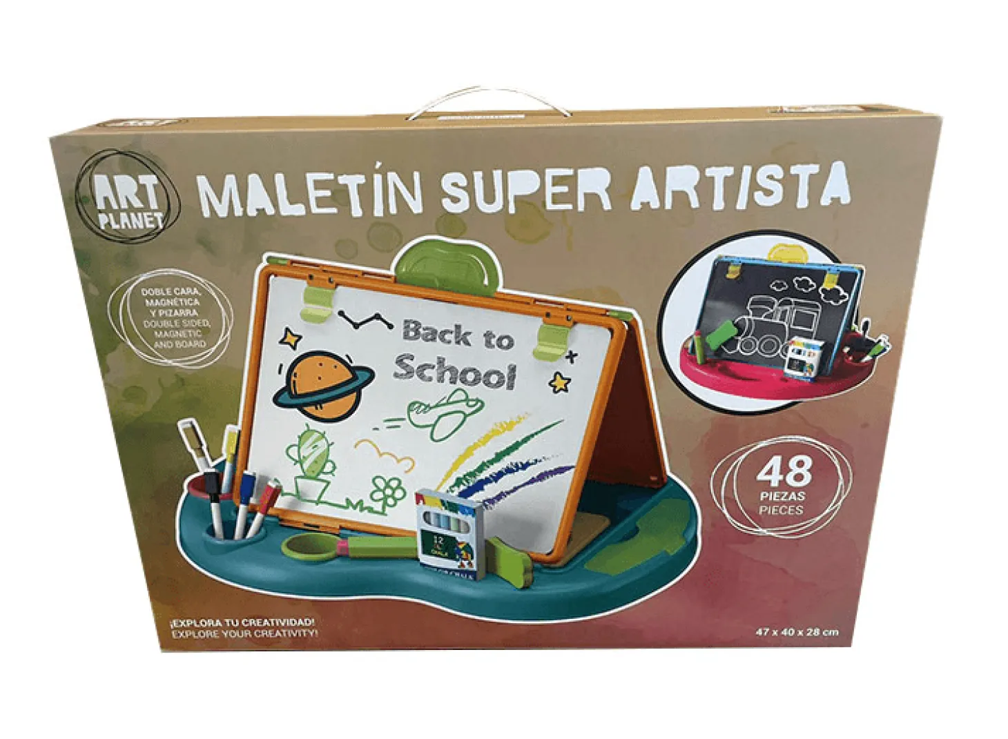 Maletín Super Artista Juguete Infantil Art Planet