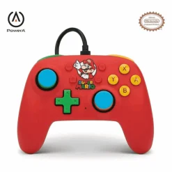 Mando Wired Controller Nano Mario para Nintendo Switch