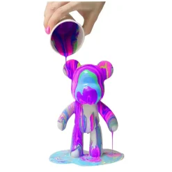 Marbleous Bear Set – Crea tu oso de colores neón