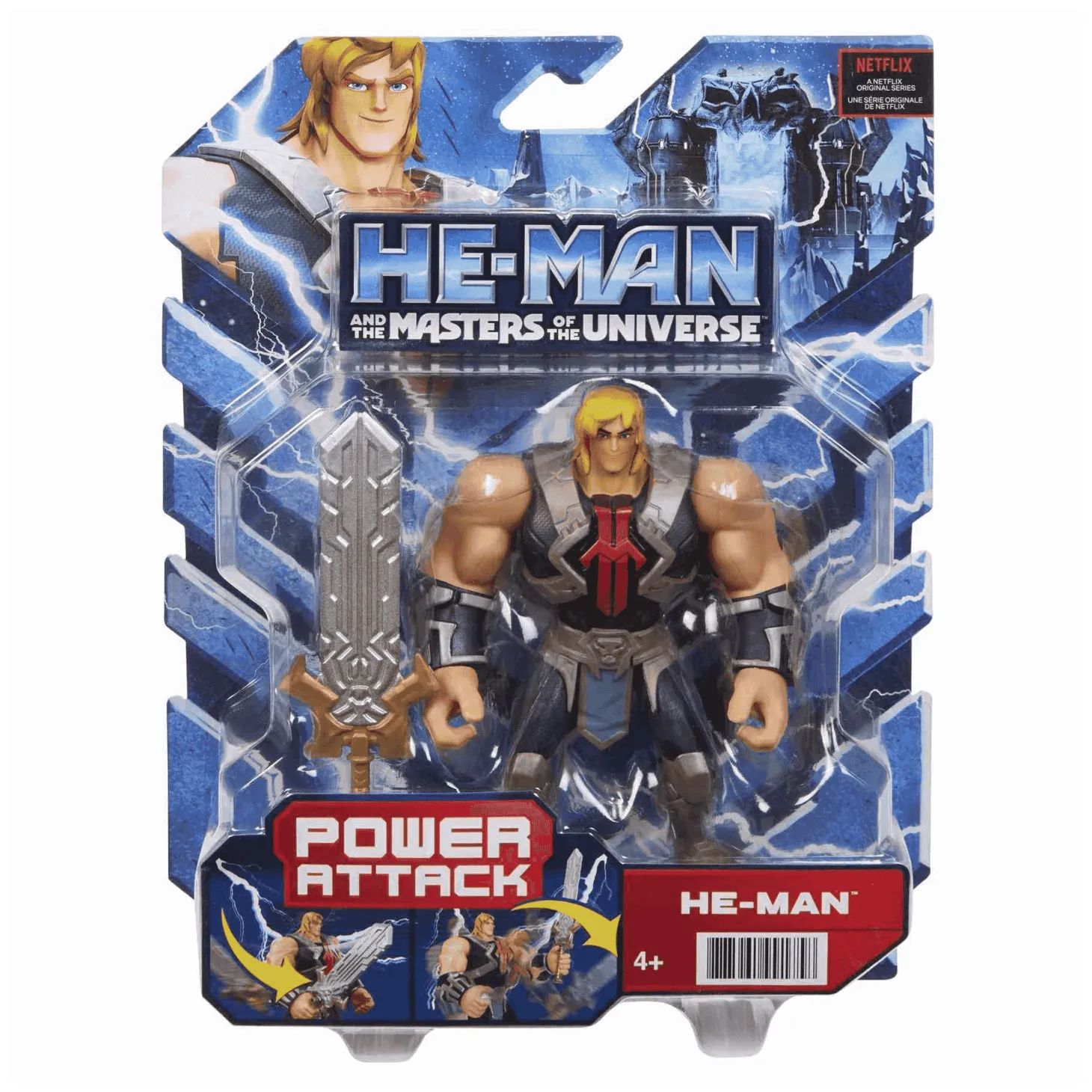 Masters of the Universe He-Man figura de acción muñeco articulado Mattel HBL66
