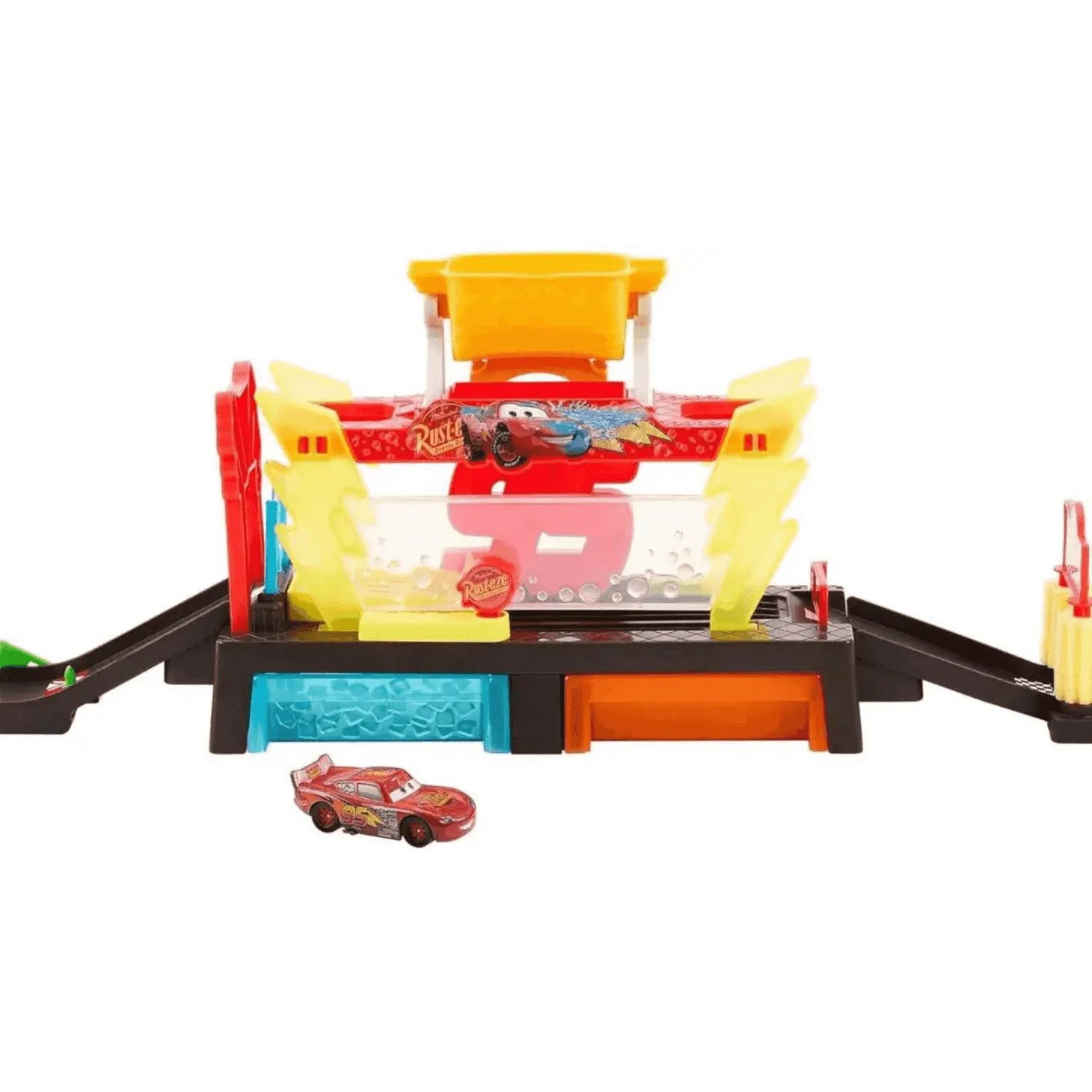 Mattel Disney Pixar Cars Túnel de Lavado con Cambio de Color