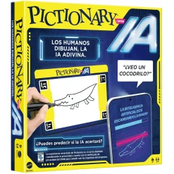 Mattel Games Pictionary vs AI uego de Mesa Cooperativo e Interactivo con Inteligencia Artificial
