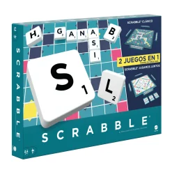 Mattel Games Scrabble 2 Juegos en 1 Juego Mesa