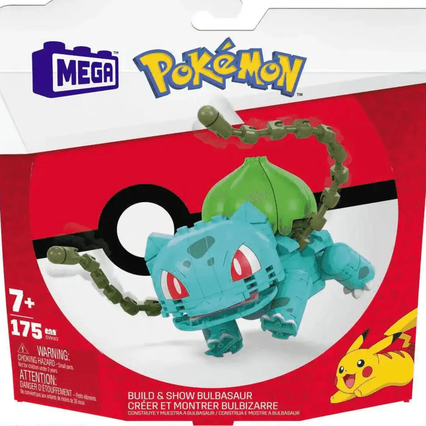 Mega Construx Pokémon Bulbasaur - Juguete de Mega Pokémon