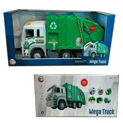 Mega Truck Gran Camión de Basura Luz y Sonido | Motor Planet