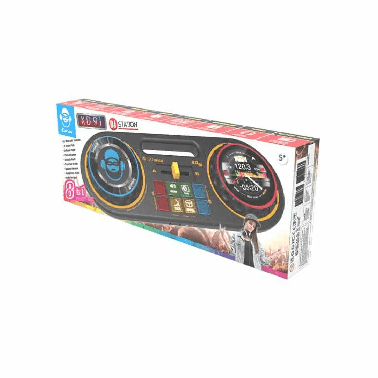 Mesa de mezclas DJ 8 en 1