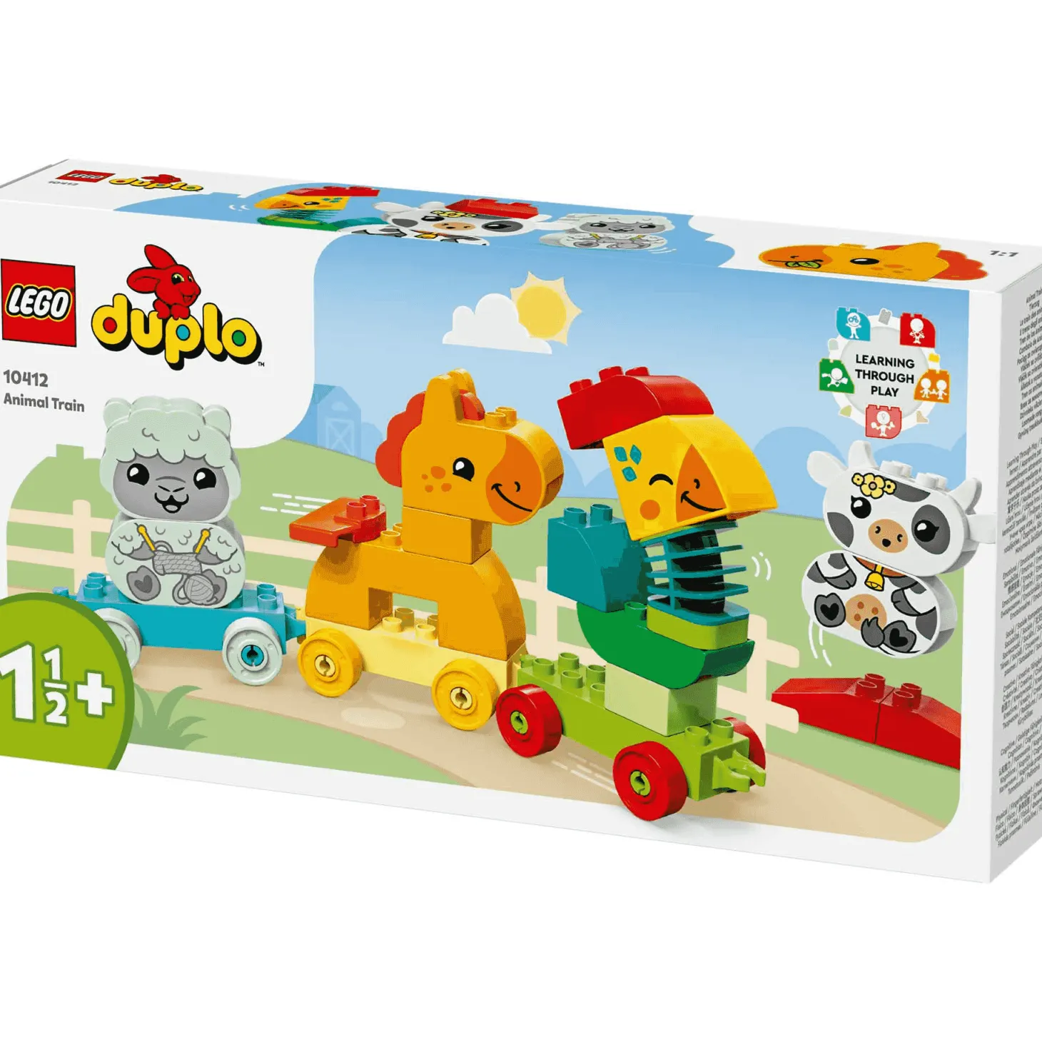 Mi Primer LEGO DUPLO Tren de los Animales Juguete inspirado en la naturaleza 10412