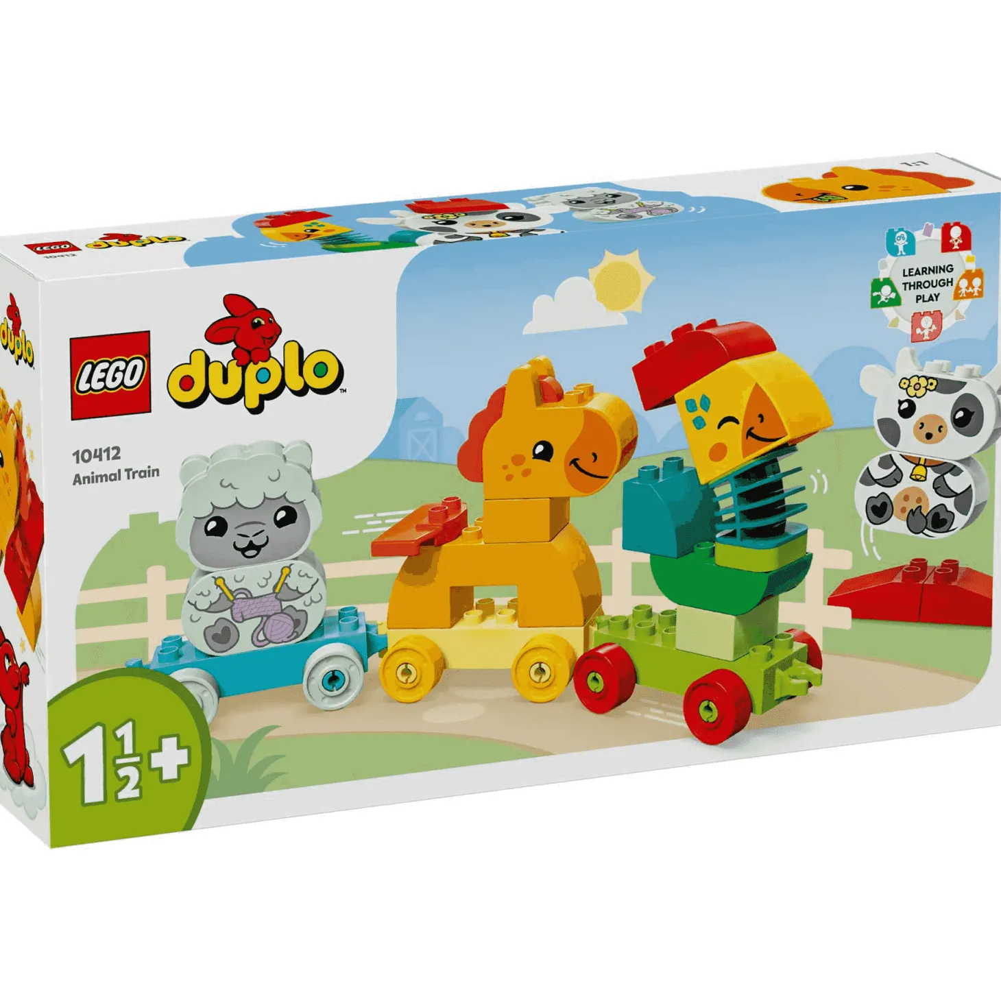Mi Primer LEGO DUPLO Tren de los Animales Juguete inspirado en la naturaleza 10412