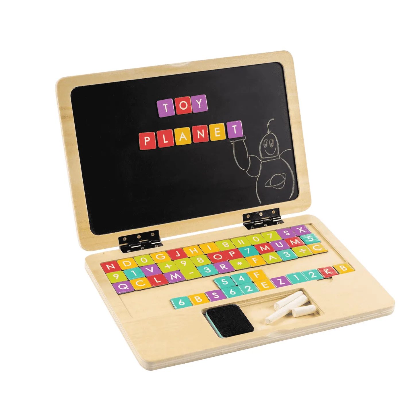 Mi Primer Portátil Infant Planet | Juguete de madera