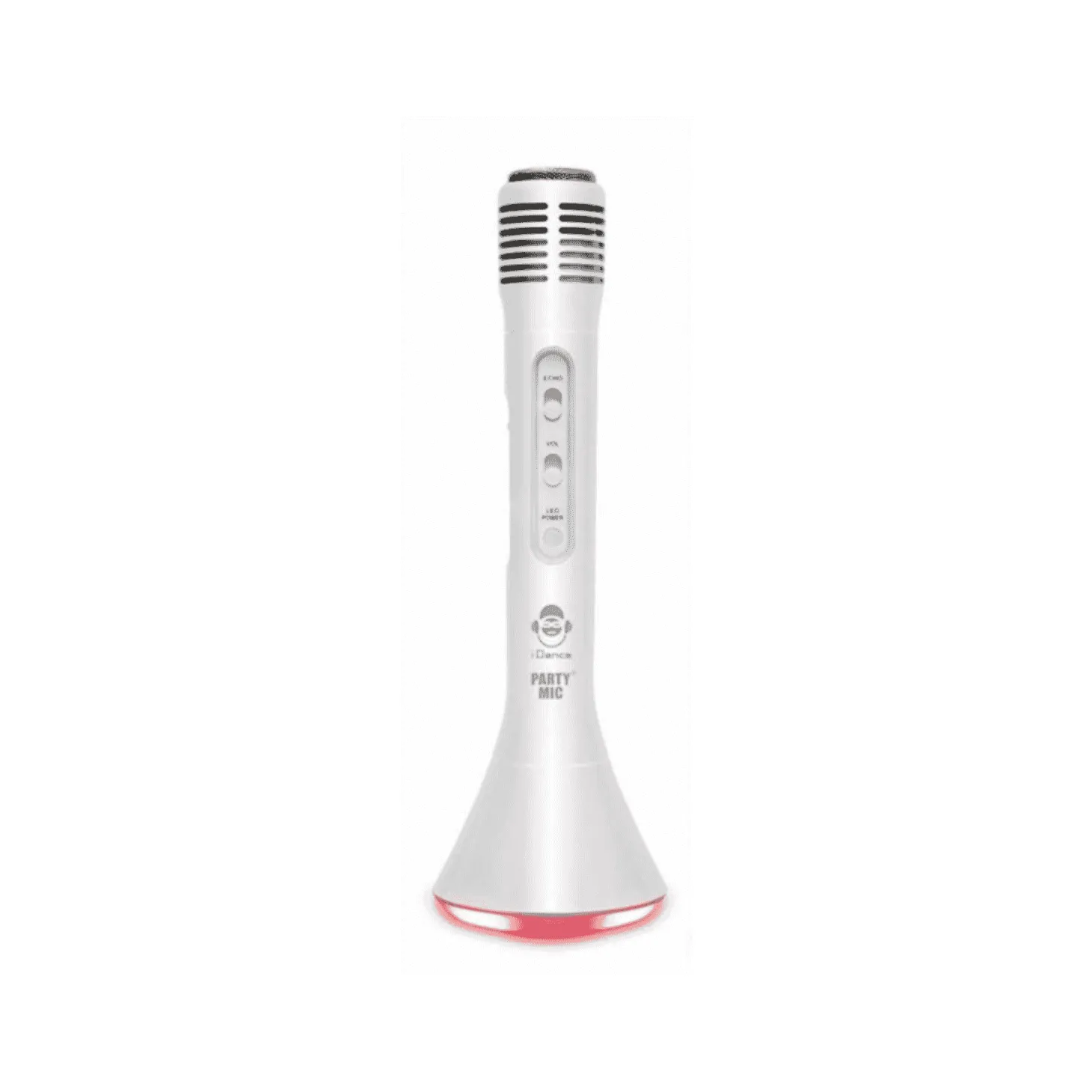 Micrófono Karaoke iDance Blanco – Party Mic 2 en 1