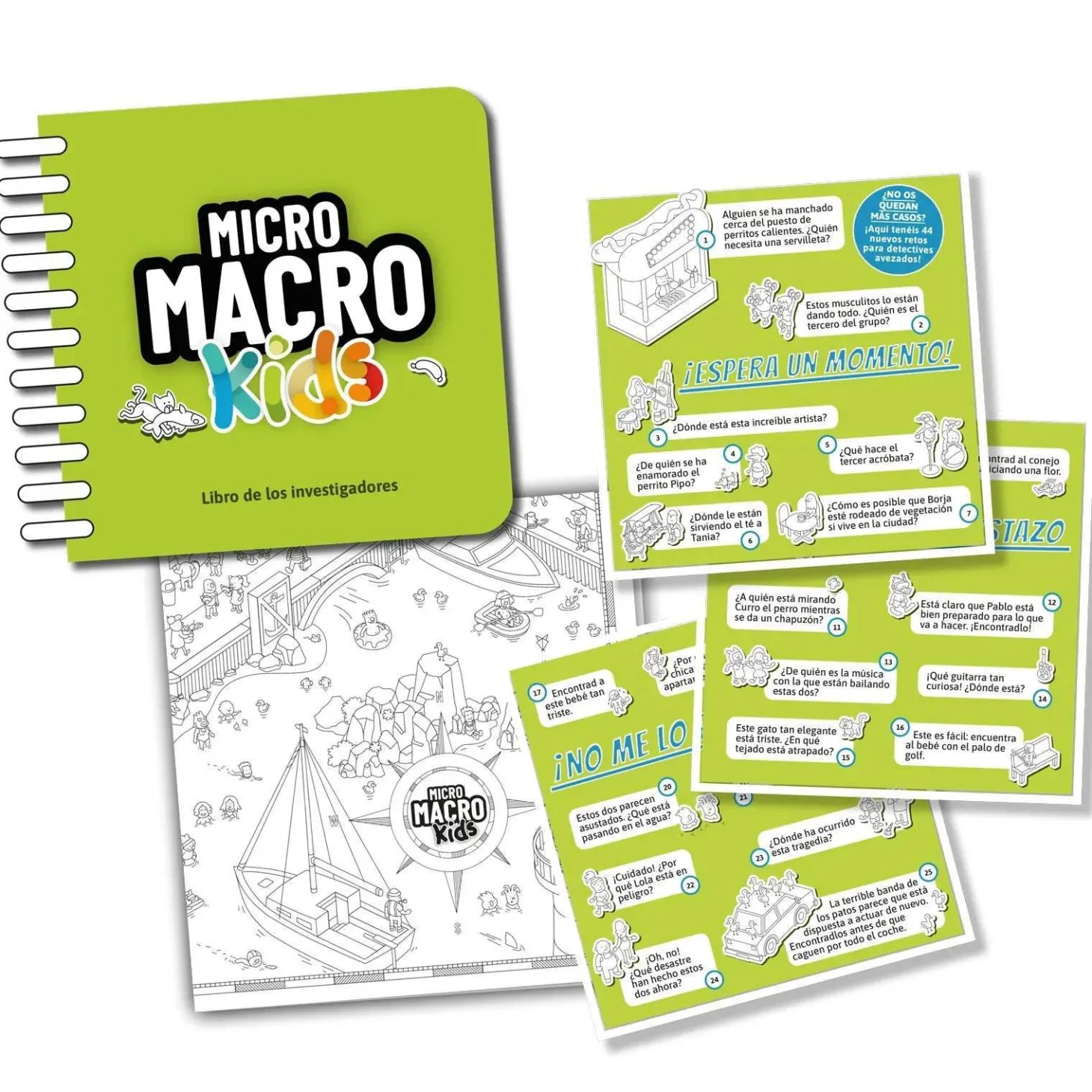 MicroMacro Kids: ¡Qué locura de parque! – Juego de deducción cooperativo para peques