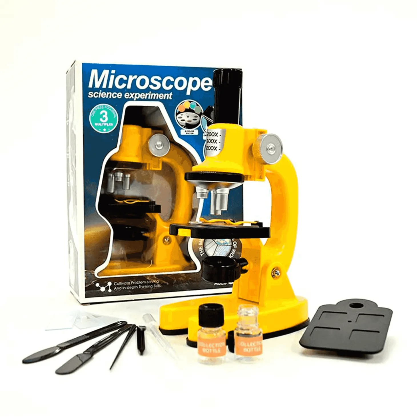 Microscopio descubre la ciencia.