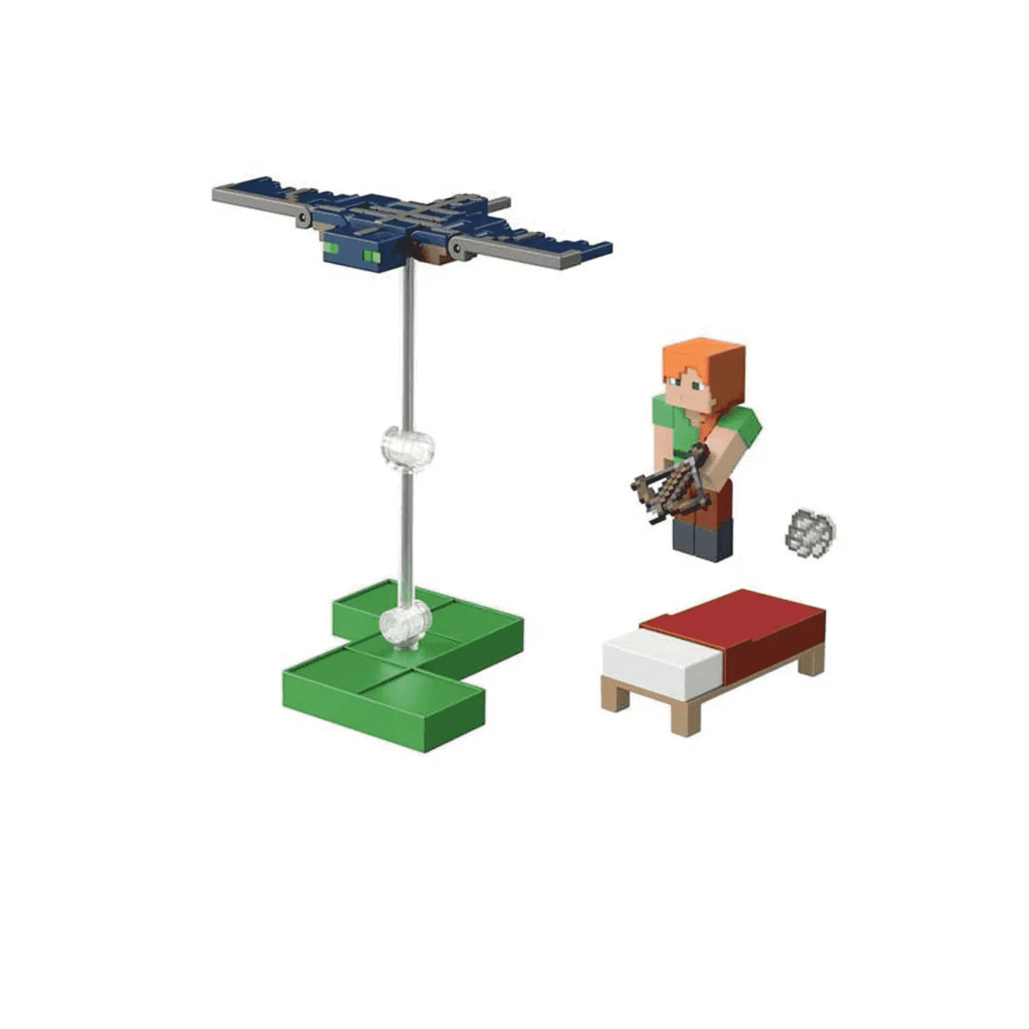 Minecraft Pack 2 Figuras Flex vs Fantasma