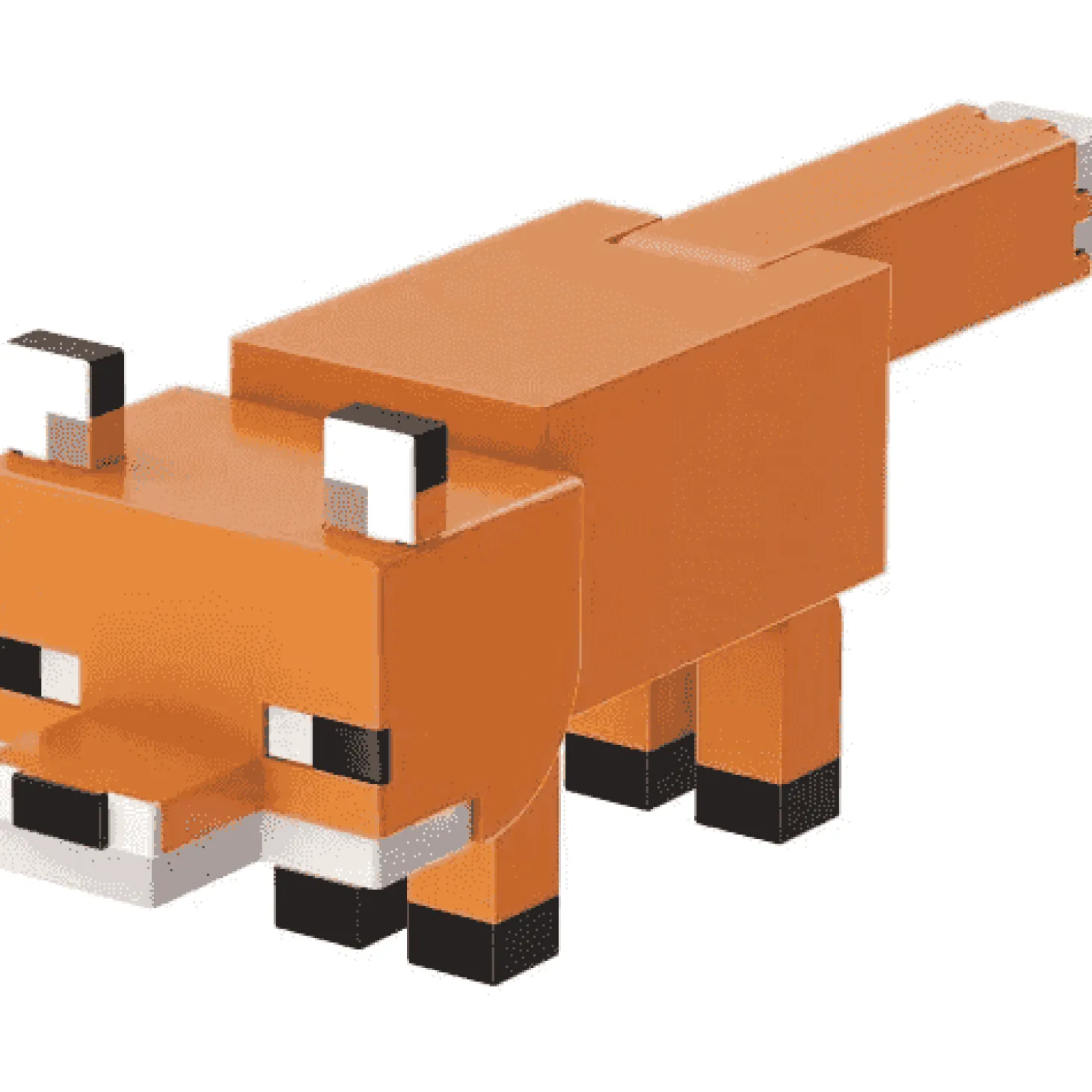Minecraft Figura Articulada Fox 8 cm