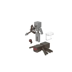 Minecraft Pack 2 Figuras Esqueleto Y Araña