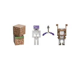 Minecraft Pack 2 Figuras Skeleton And Trap Horse Deluxe
