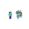 Minecraft Pack 2 Figuras Steve Caballo con armadura