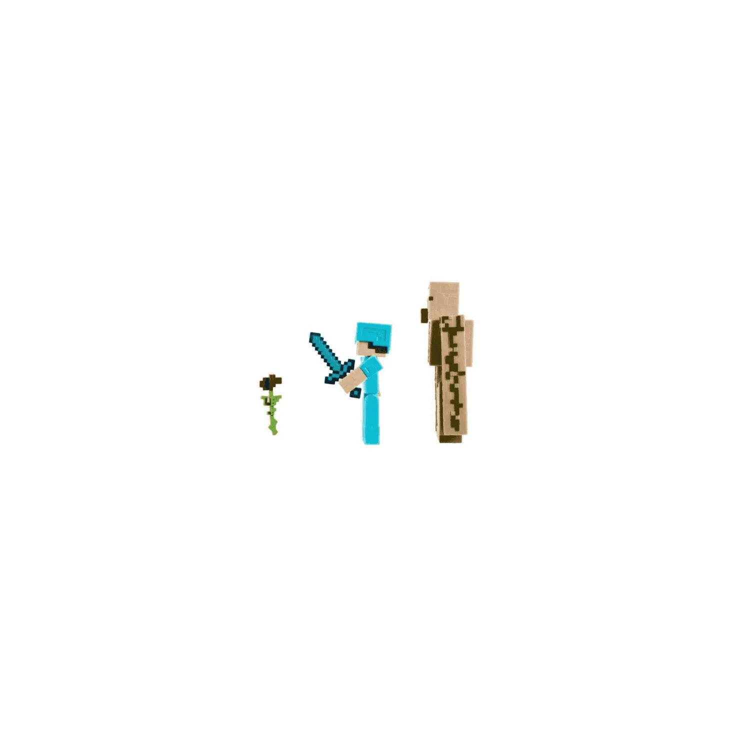 Minecraft Pack de 2 Figuras Steve y Iron Golem