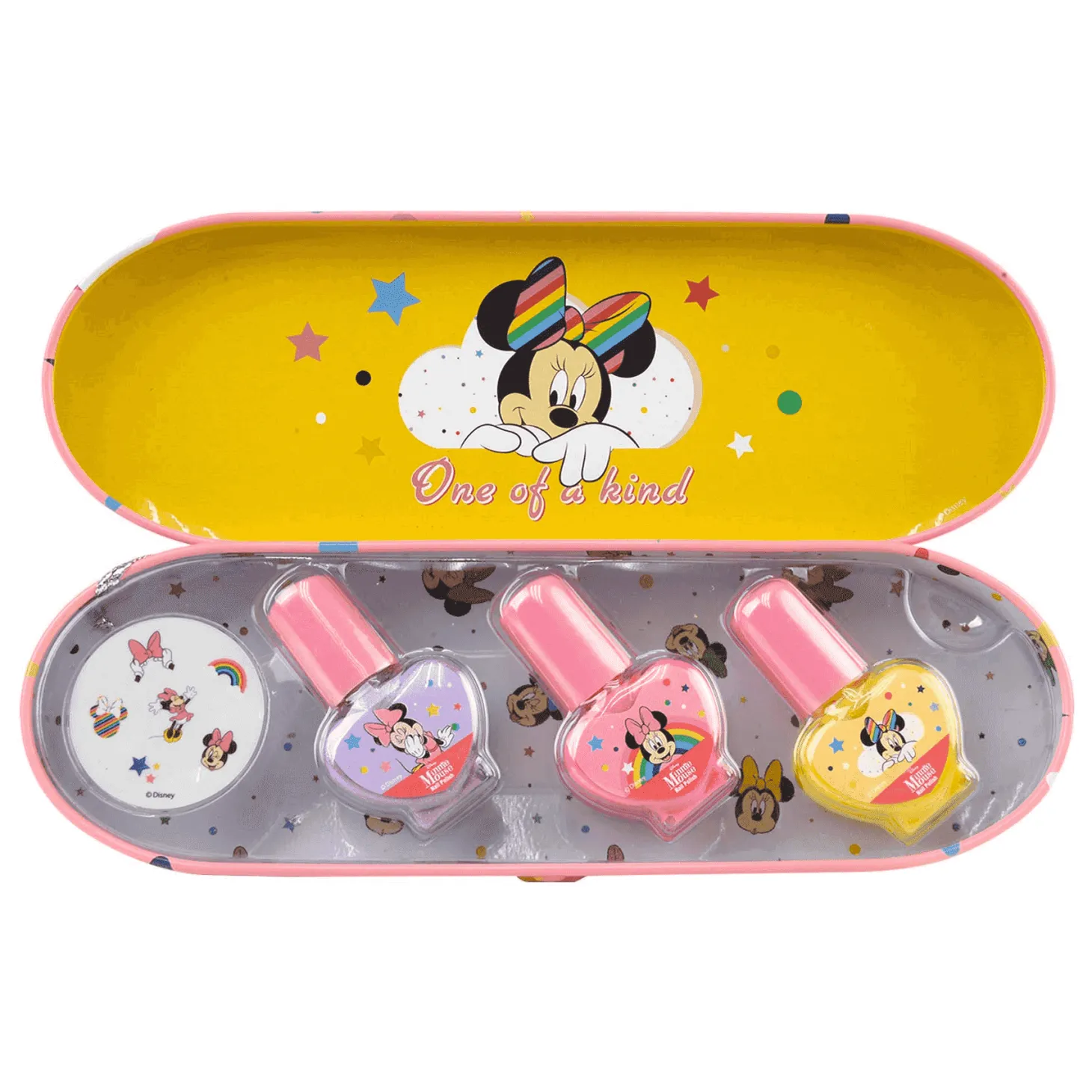 Minnie Disney Mini Estuche Lata Kit de Uñas