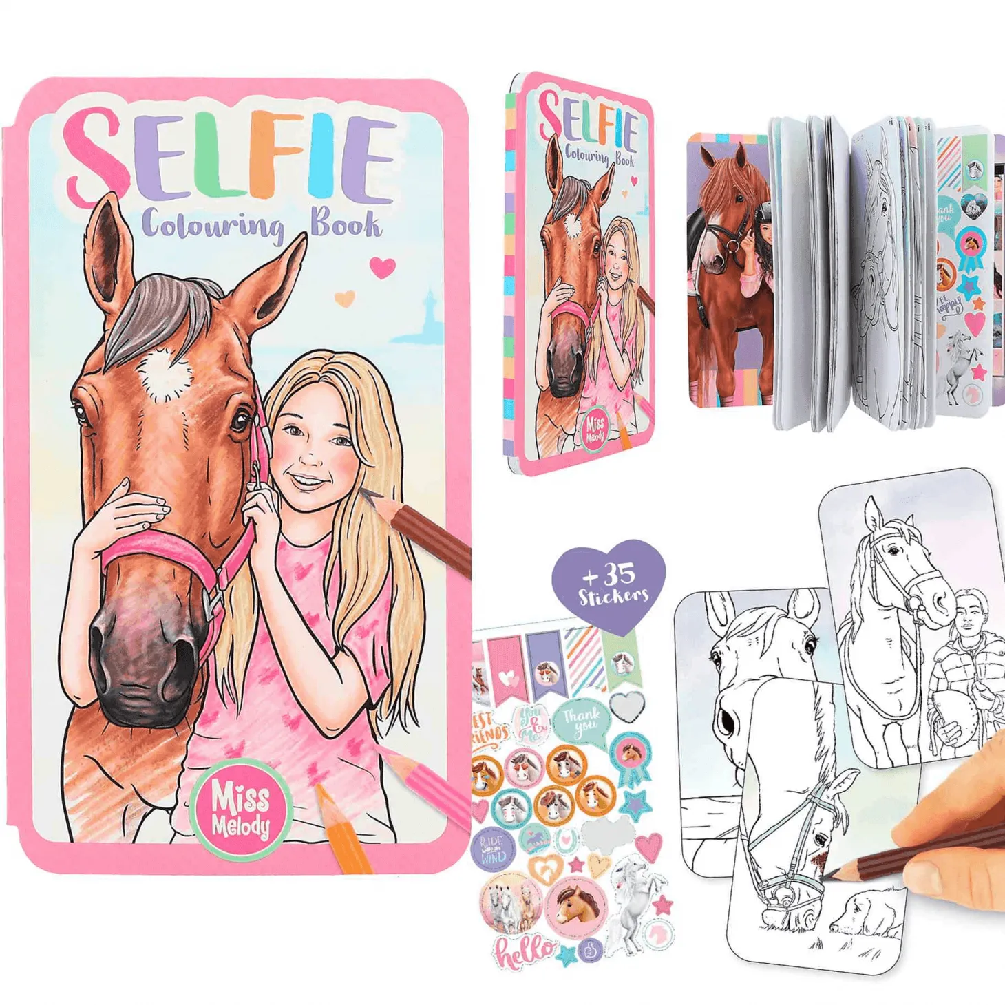 Miss Melody Libro De Colorear Selfie