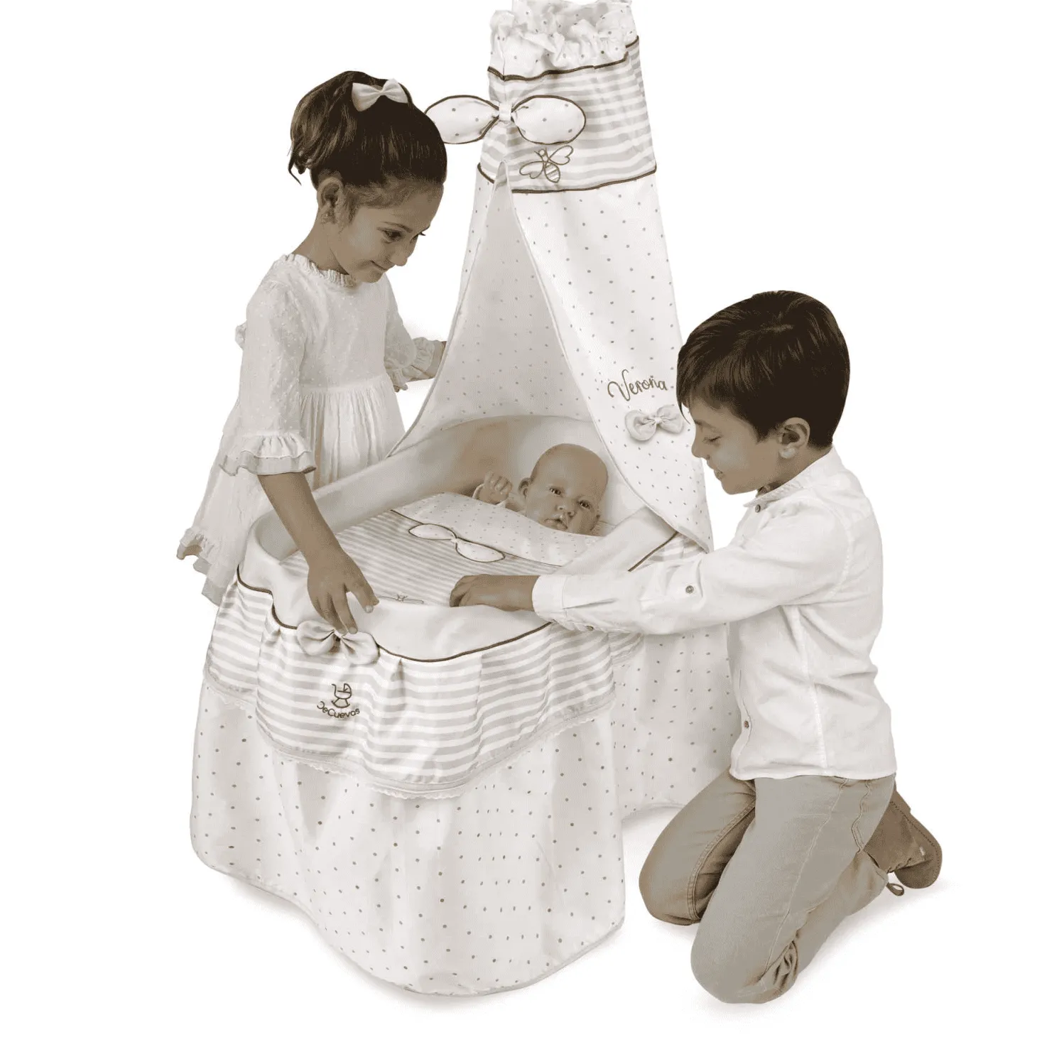 Moisés Para Muñecas De Hasta 60 Cm De Cuevas Toys