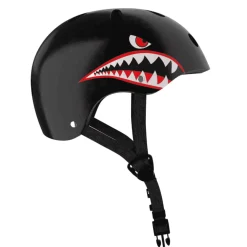 Molto Casco Infantil para Niños Negro Shark