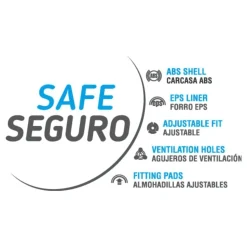 Molto Casco Infantil para Niños Turquesa Biscuit