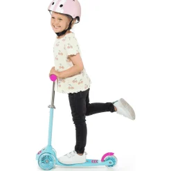 Molto Maxi Scooter Rosa Patinete para Niños con Luces