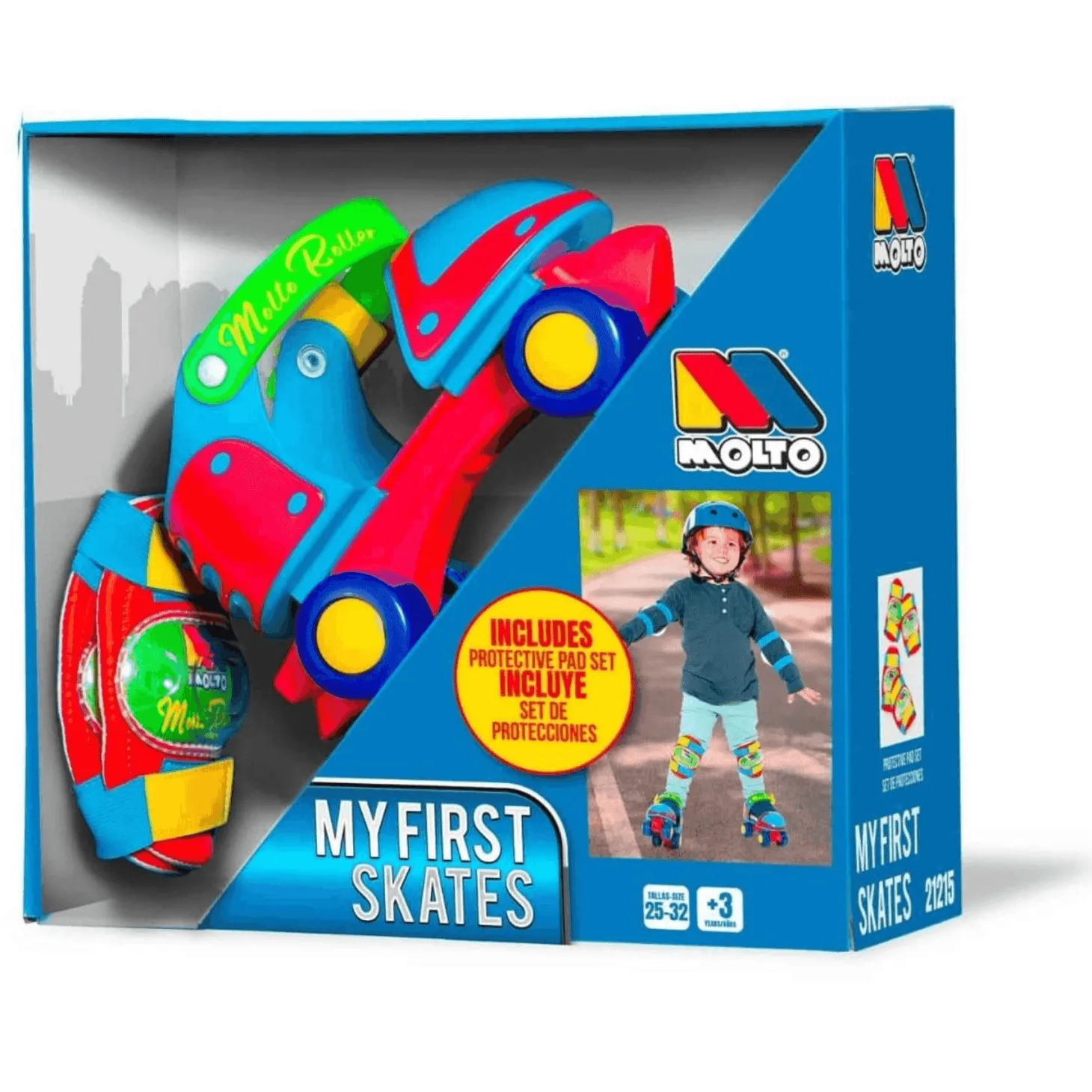 Molto Mi Primer Patín Azul Ajustables