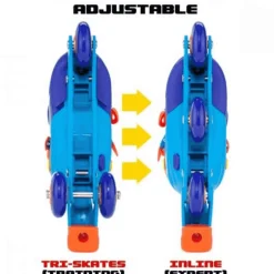 Molto Patines Azules en Línea 3 in line Convertible