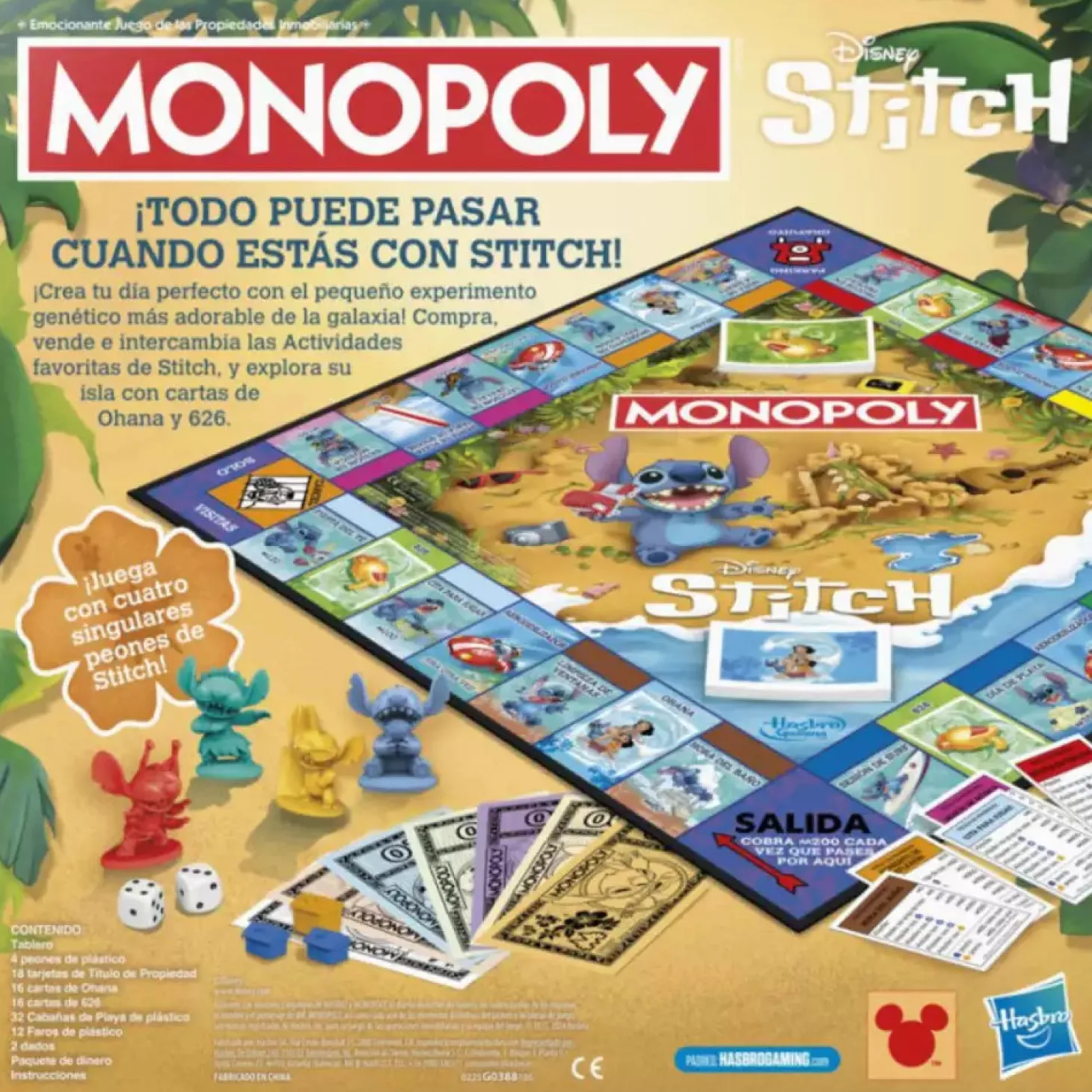 Monopoly Stitch Juego de mesa Hasbro