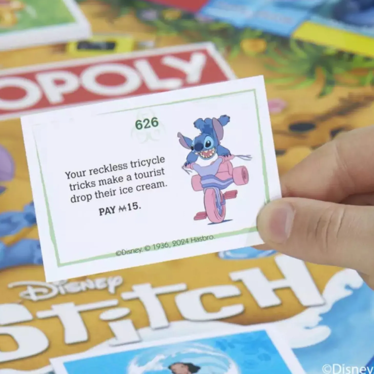 Monopoly Stitch Juego de mesa Hasbro