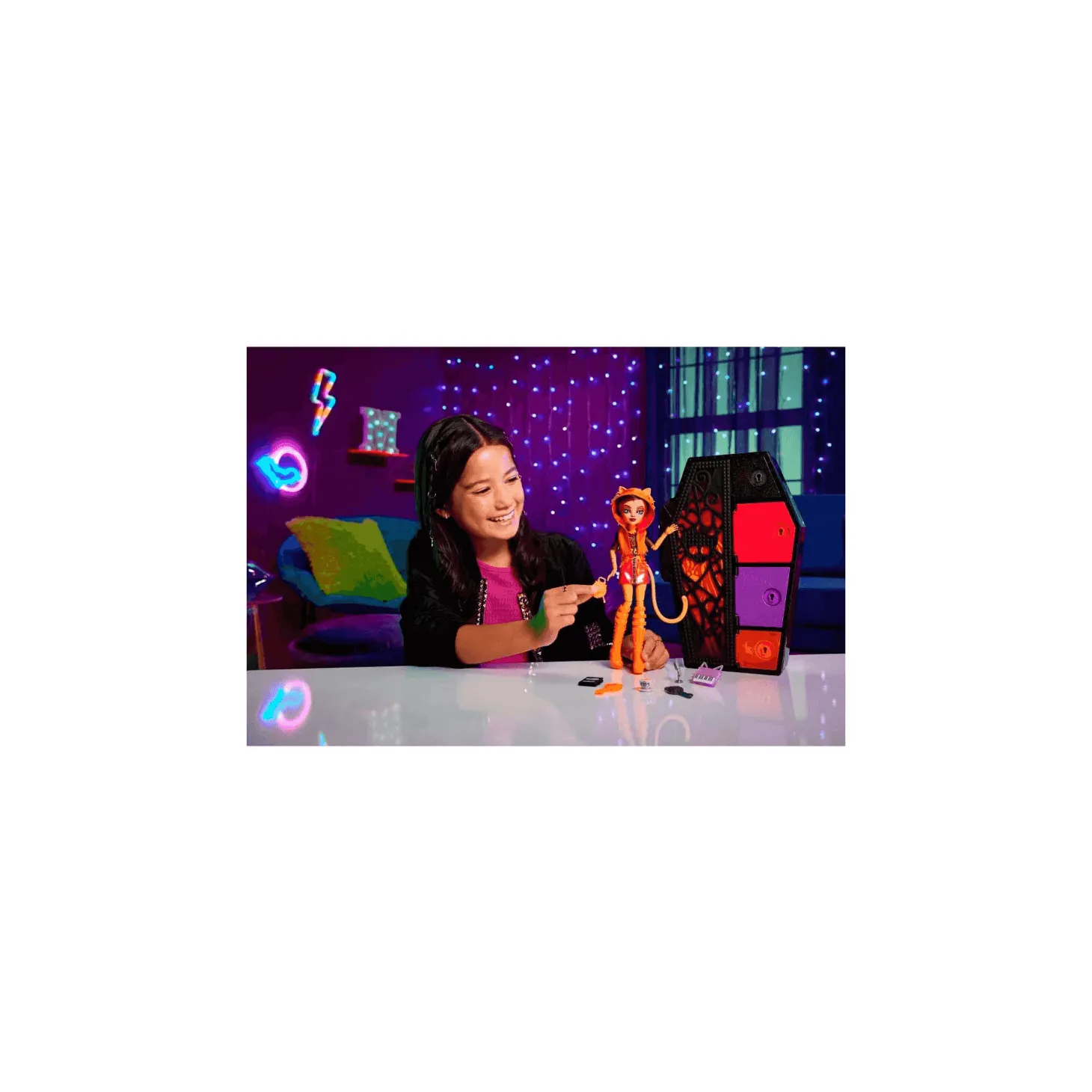 Monster High Toralei Stripe Skulltimate Secrets Neon Frights