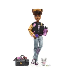 Monster High Clawd Wolf Muñeco articulado con mascota y accesorios de moda