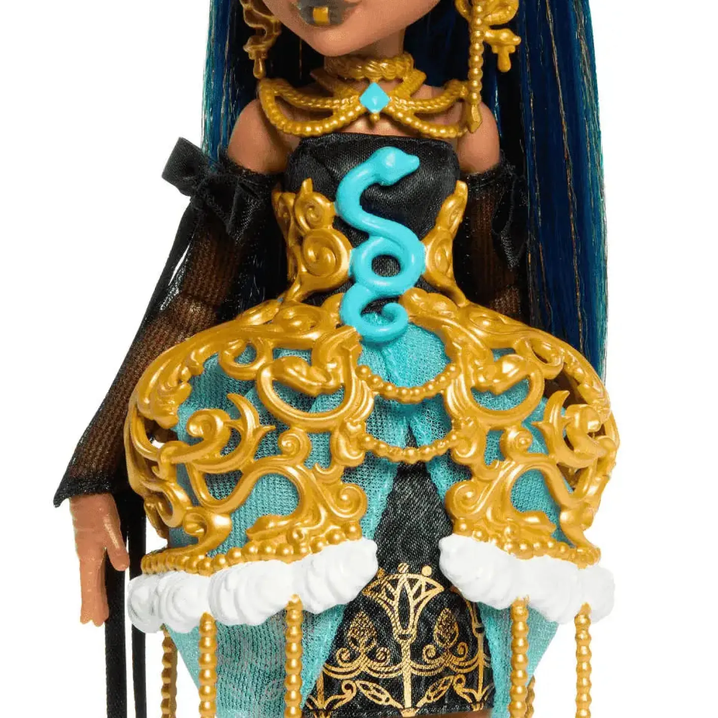 Monster High Cumplespantos Cleo De Nile – Muñeca de fiesta con accesorios temáticos